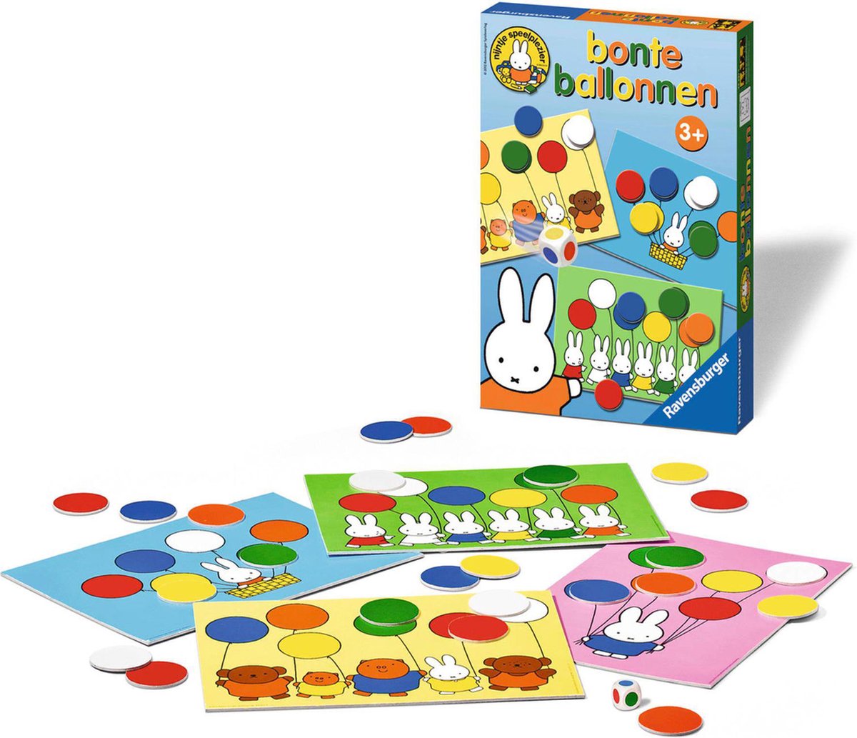 Nijntje Speelgoed |   Nijntje Bonte Ballonnen | Kleuren leren | Vanaf 3 jaar